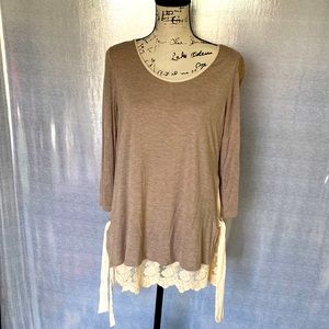 LC Blouse with Lace